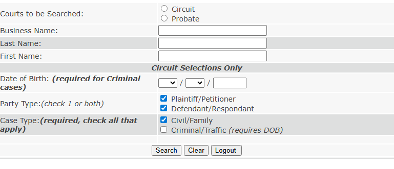 Ingham County Court Dockets